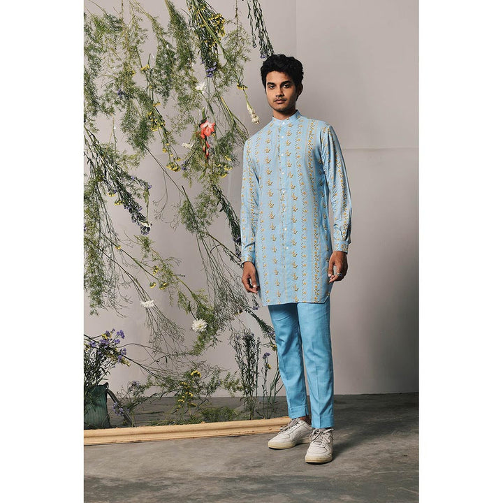 Project Bandi Blue Riviera Kurta & Pant (Set of 2)