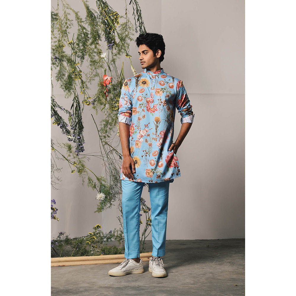 Project Bandi Blue Roma Kurta & Pant (Set of 2)