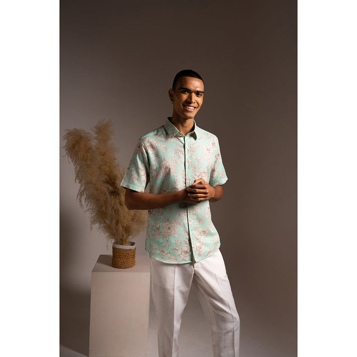 Project Bandi Mint Gulab Shirt