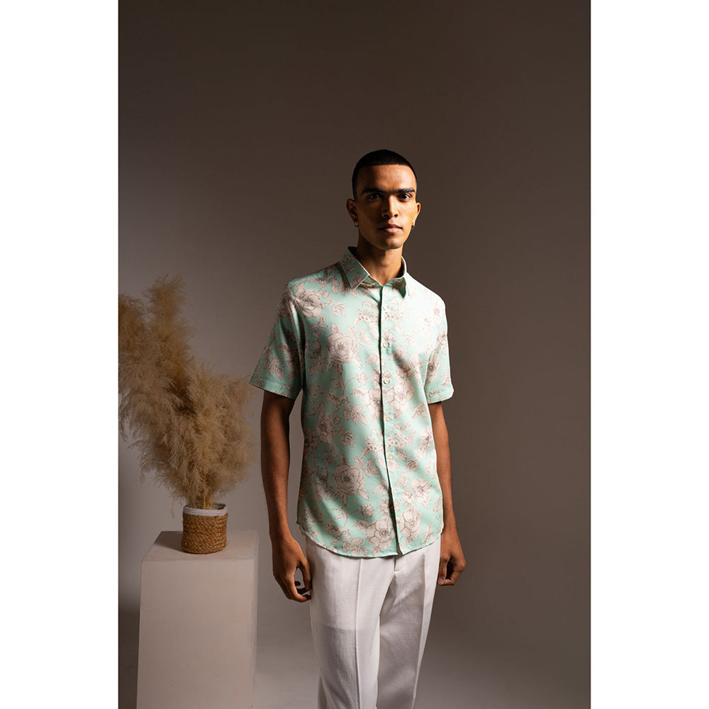 Project Bandi Mint Gulab Shirt