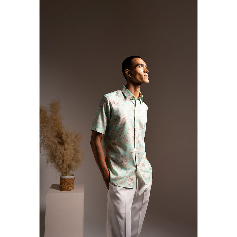 Project Bandi Mint Gulab Shirt