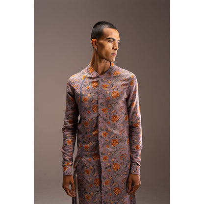 Project Bandi Heather Bemberg Long Kurta Pajama (Set of 2)