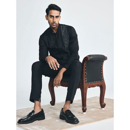Project Bandi Black Trouser Style Slim Casual Trouser