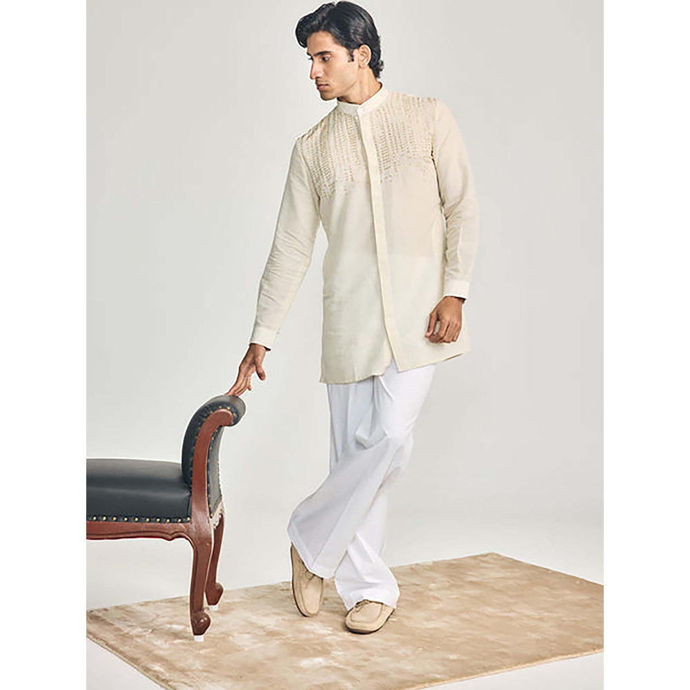 Project Bandi White Wide-Leg Comfortable Pant