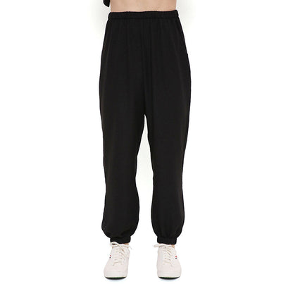 PS Men by Payal Singhal Black Soft Linen Kurta With Salwar Pant (Set of 2)