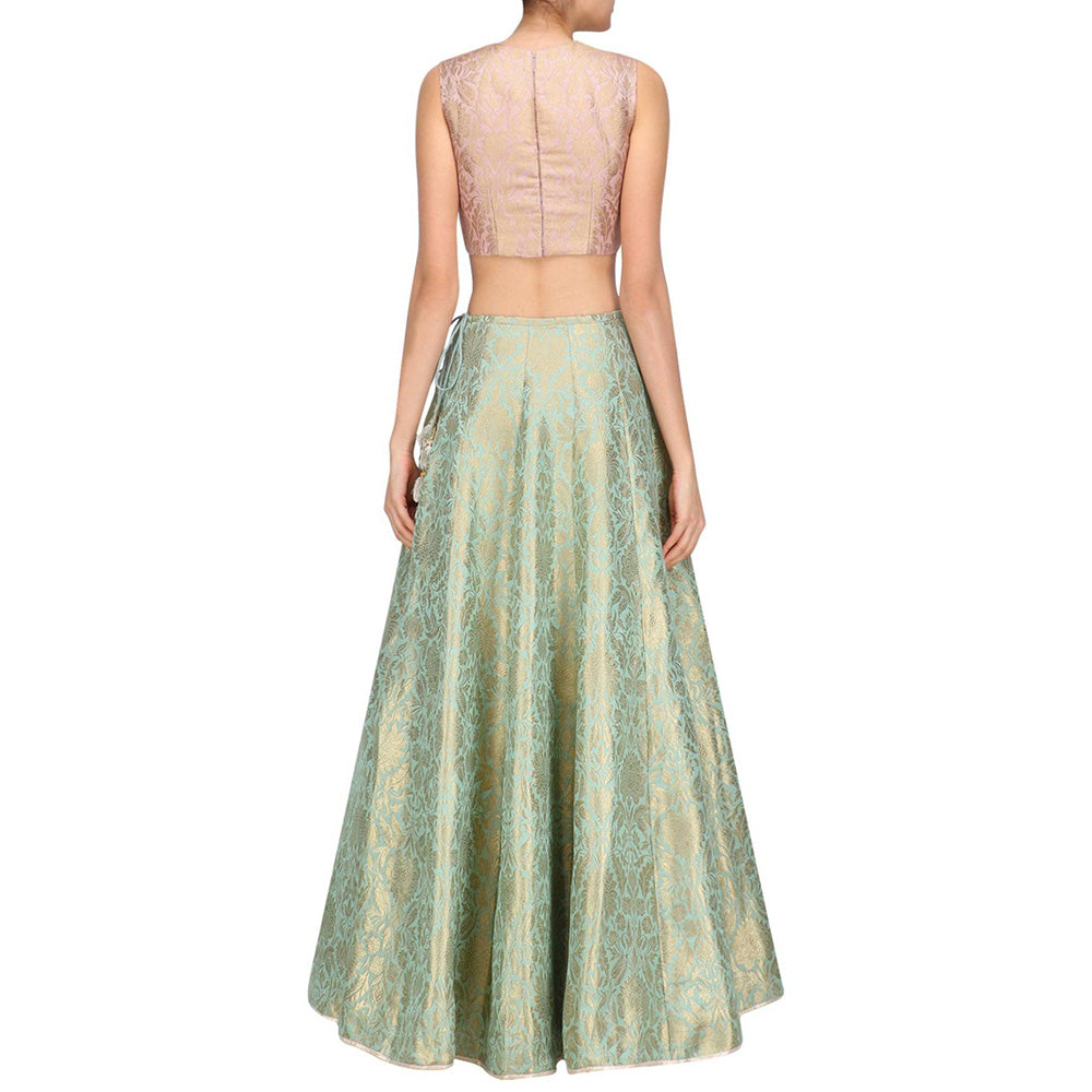 PS Pret by Payal Singhal Multicolour Choli With Lehenga And Dupatta (Set of 3)