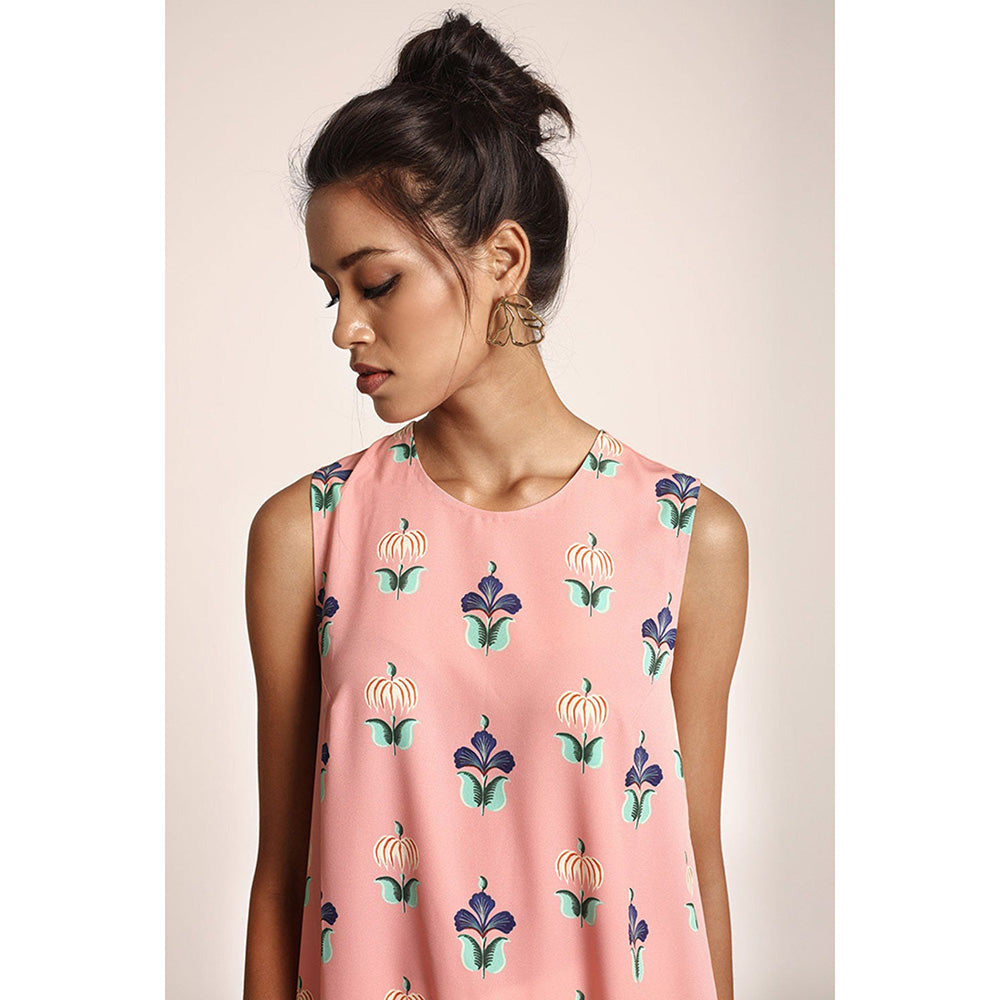 PS Pret by Payal Singhal Coral Panted Art Crepe Kurta