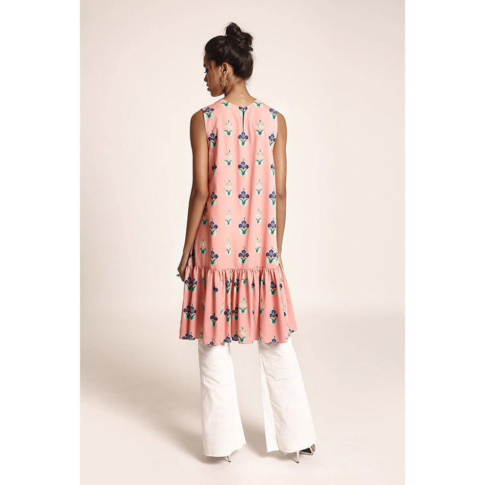 PS Pret by Payal Singhal Coral Panted Art Crepe Kurta