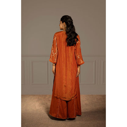 Punam Khetann Agni Kashta Kurta with Palazzo & Dupatta