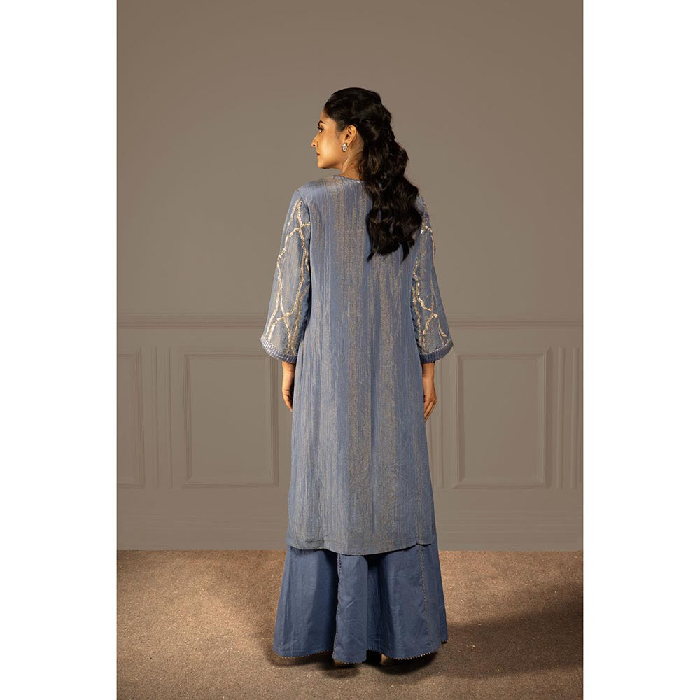 Punam Khetann Neel Nirantar Kurta with Palazzo & Dupatta