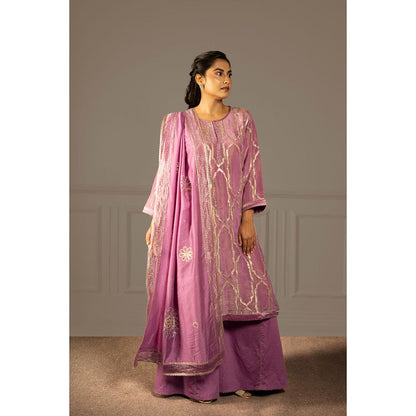 Punam Khetann Akasha Veena Kurta with Palazzo & Dupatta