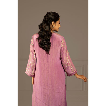 Punam Khetann Akasha Veena Kurta with Palazzo & Dupatta