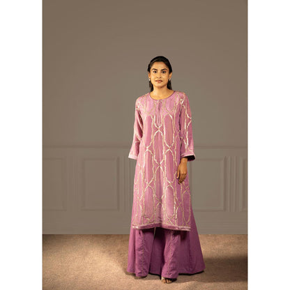 Punam Khetann Akasha Veena Kurta with Palazzo & Dupatta