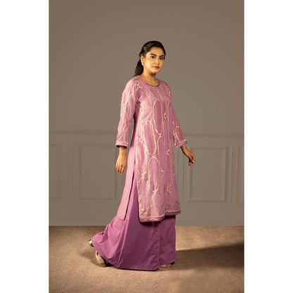 Punam Khetann Akasha Veena Kurta with Palazzo & Dupatta