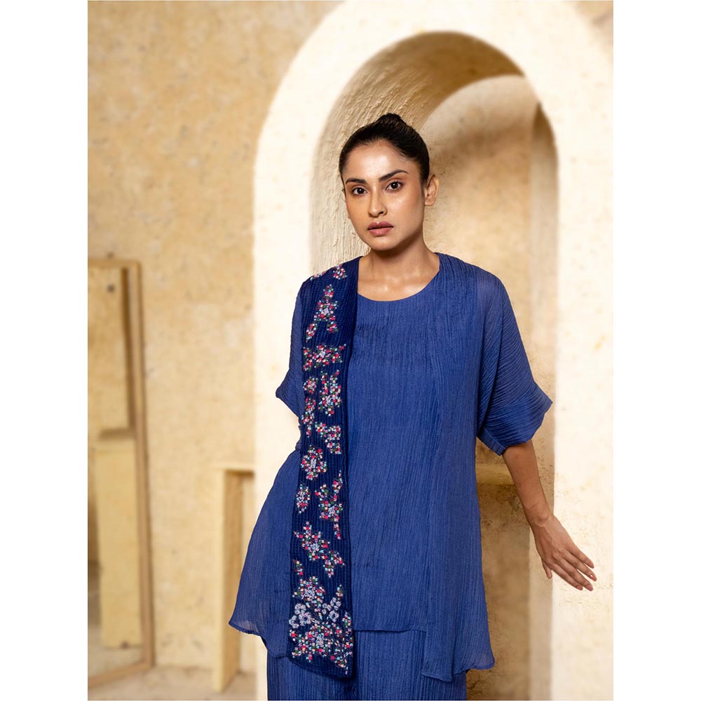 Punam Khetann AZURE WAVE Co-Ord Set
