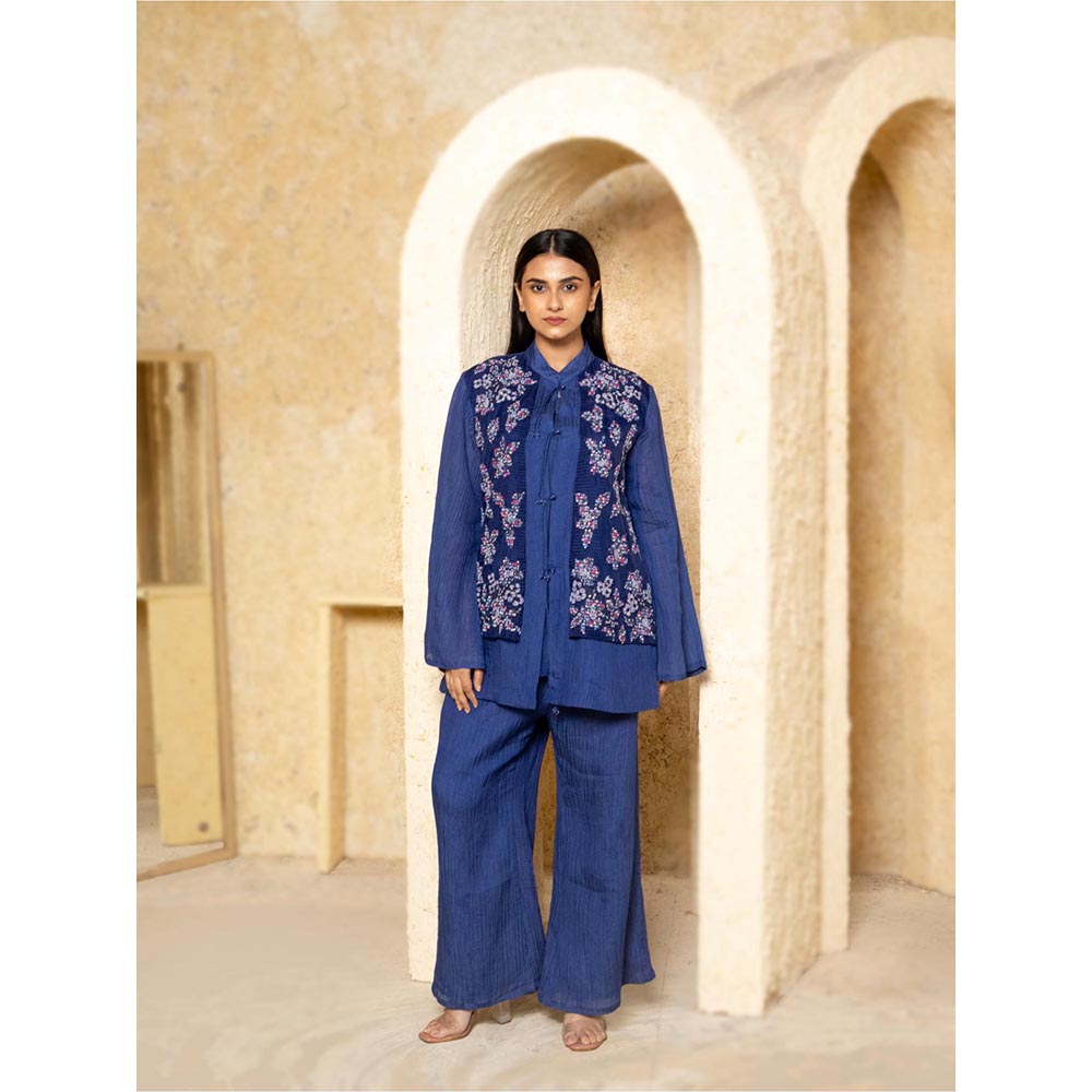 Punam Khetann BLUE MIRAGE Co-Ord Set