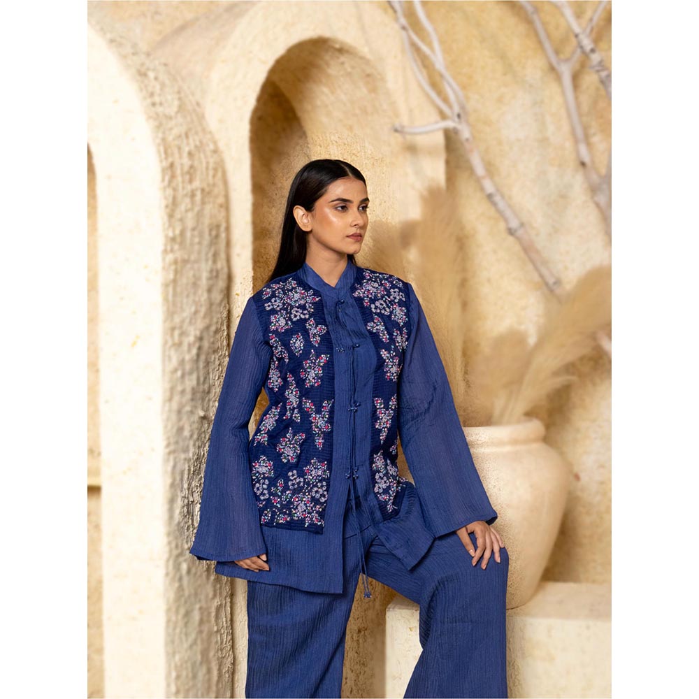 Punam Khetann BLUE MIRAGE Co-Ord Set