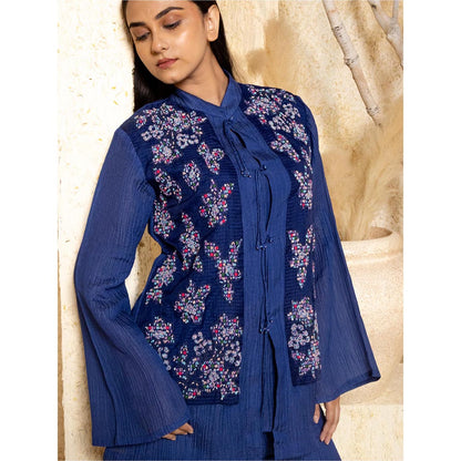 Punam Khetann BLUE MIRAGE Co-Ord Set