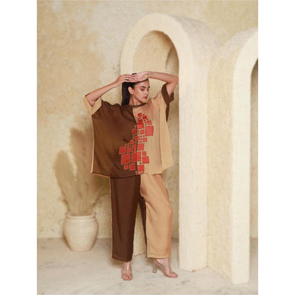 Punam Khetann COCOA DRIFT Co-Ord Set
