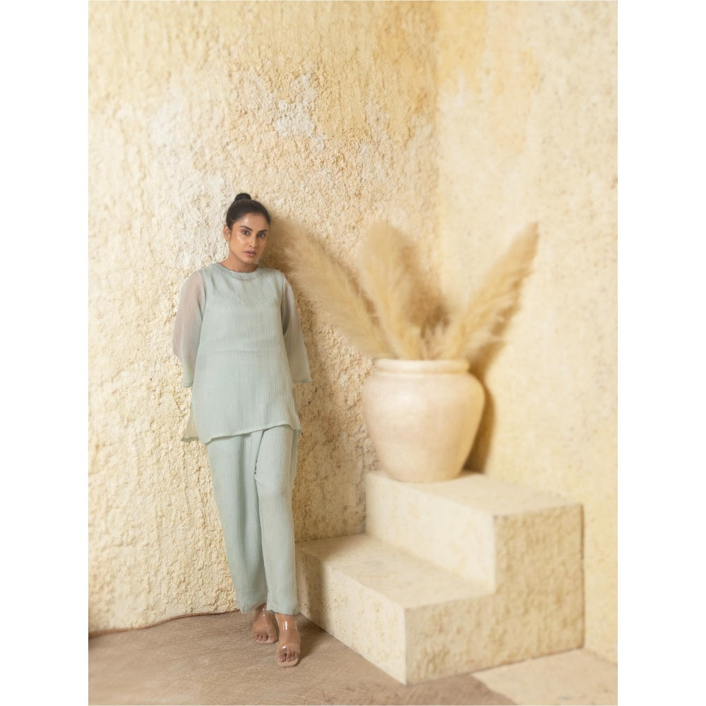 Punam Khetann MINT GLOW Co-Ord Set