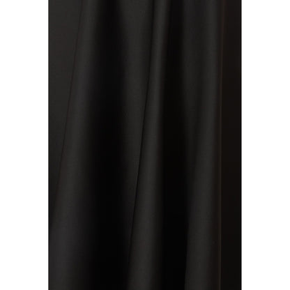 Quiz Clothing Black One-Shoulder Frill Detail Skater Midi Dress