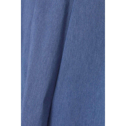 Quiz Clothing Blue Square Neck Sleeveless Fit And Flared Midi Dress