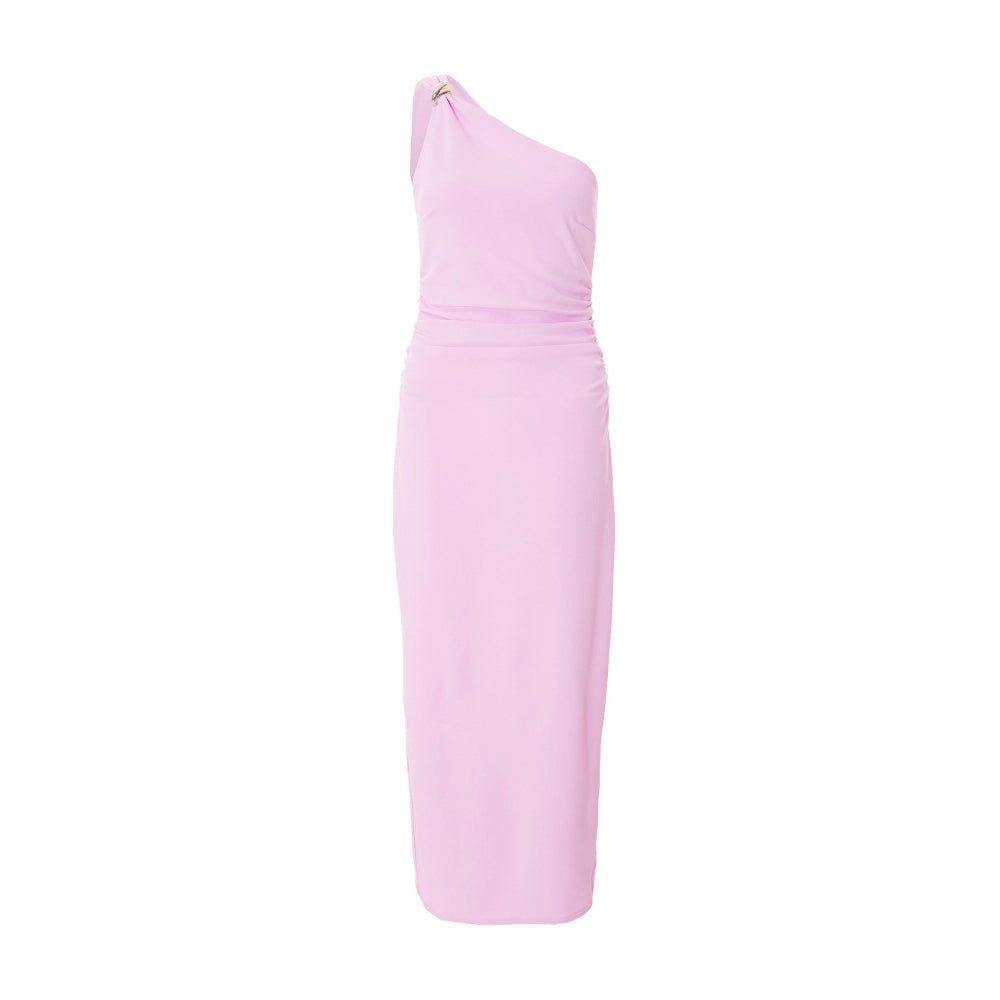 Quiz Clothing Lavender One-Shoulder Sleeveless Bodycon Maxi Dress