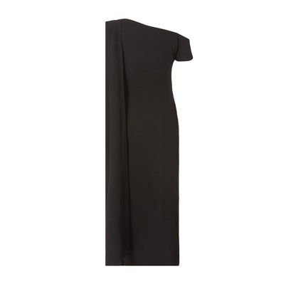 Quiz Clothing Black Off-Shoulder Tulip Hemline Bodycon Maxi Dress