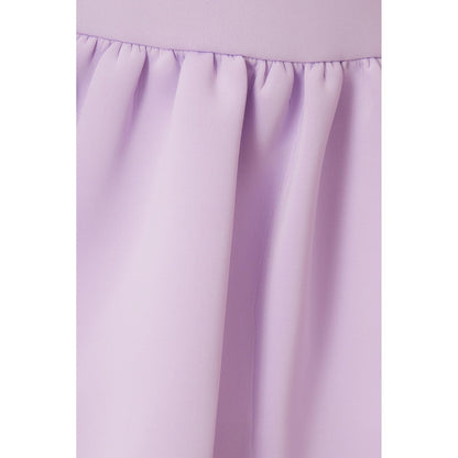Quiz Clothing Lavender Square Neck Sleeveless Peplum Midi Dress