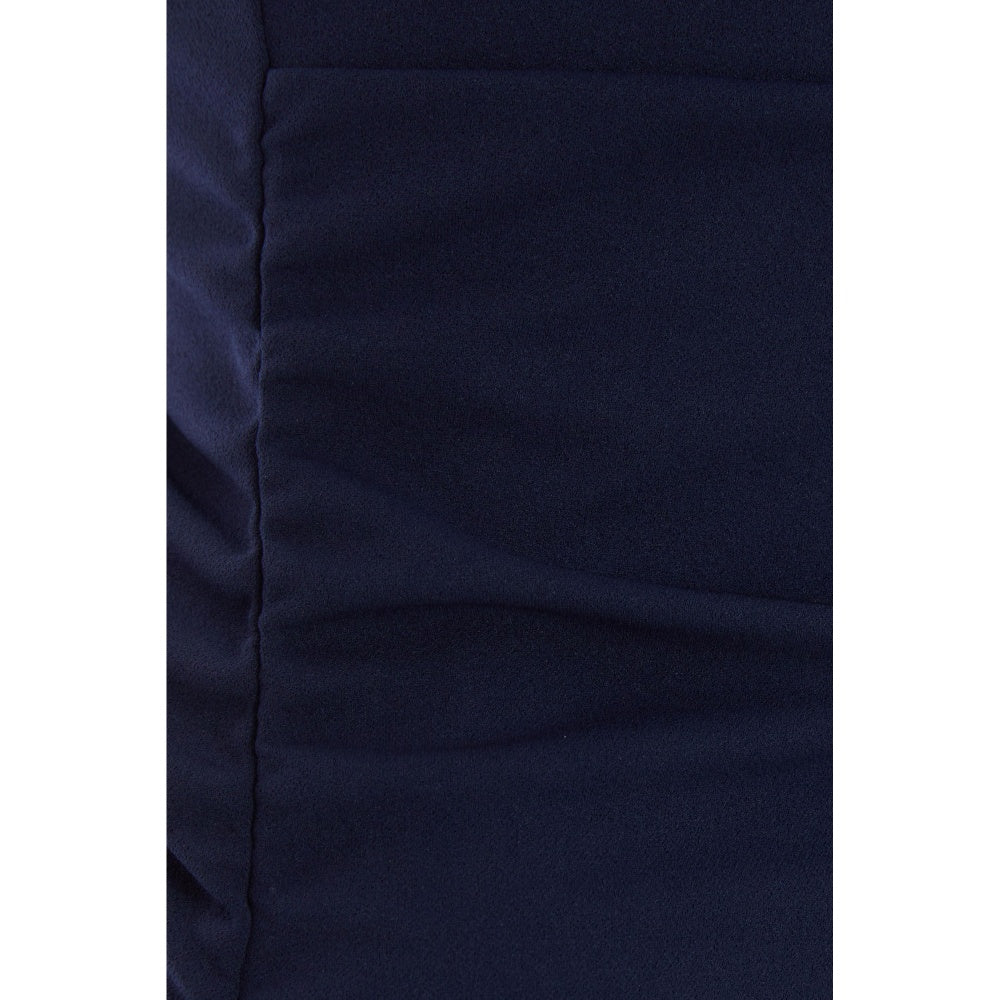 Quiz Clothing Navy Blue Round Neck Sleeveless Bodycon Maxi Dress