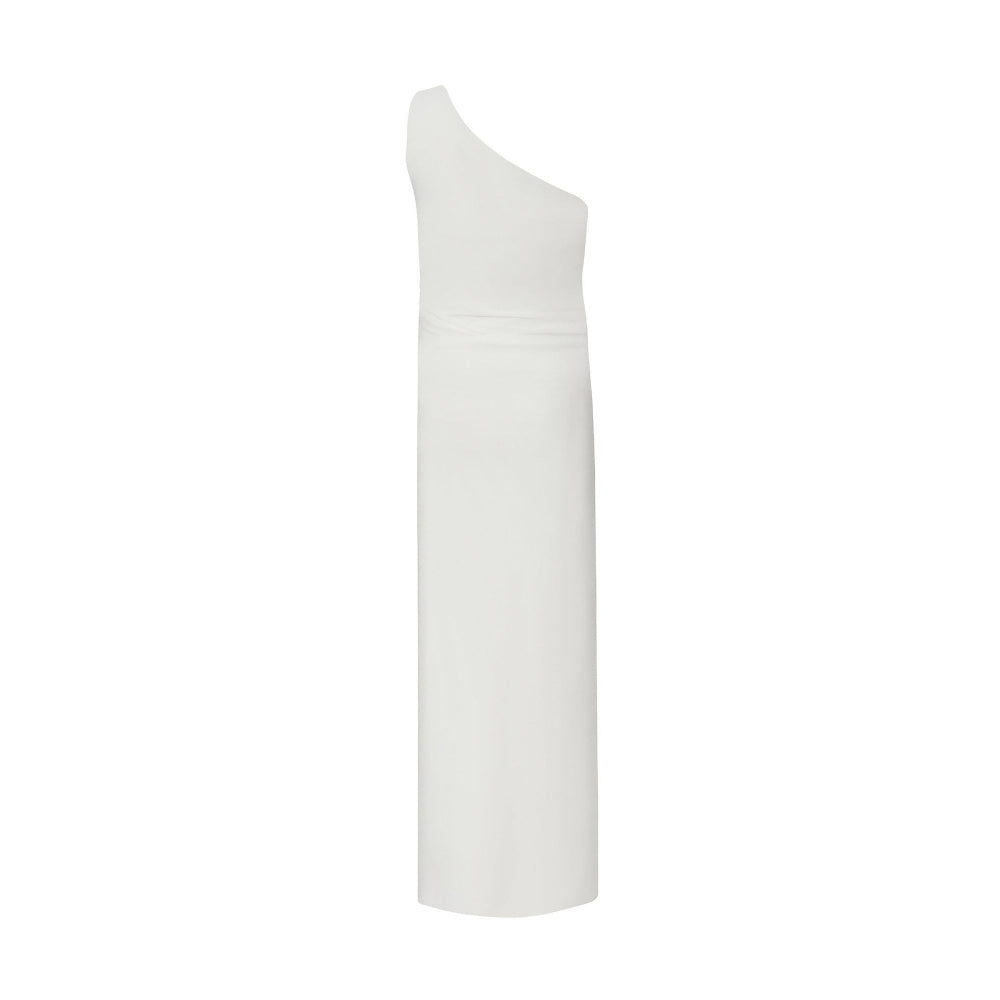 Quiz Clothing White One Shoulder Sleeveless Bodycon Maxi Dress