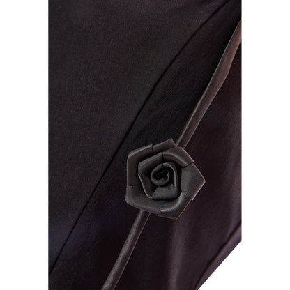 Quiz Clothing Black Sweetheart Neck Sleeveless Peplum Maxi Dress