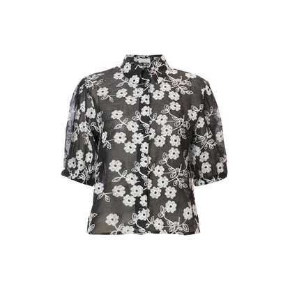 Quiz Clothing Women Black Collar Neck Blouse