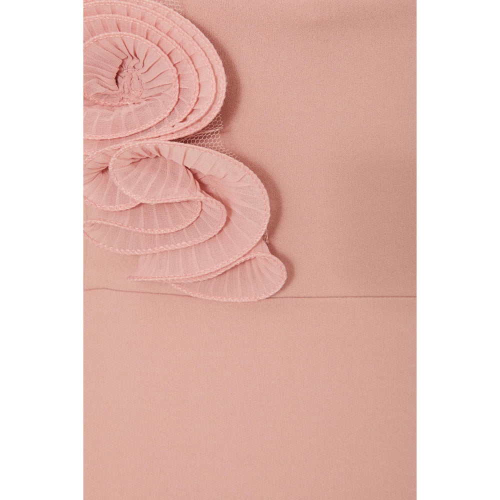 Quiz Clothing Women Pink Polyester Solid Dress