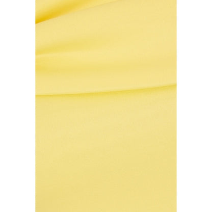 Quiz Clothing Women Yellow Polyester Solid Dress