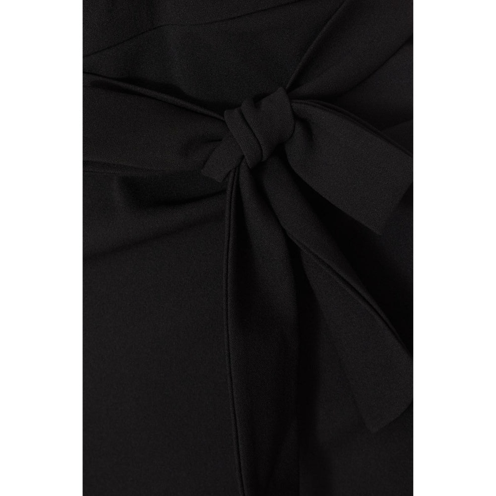 Quiz Clothing Women Black Polyester Solid Dress