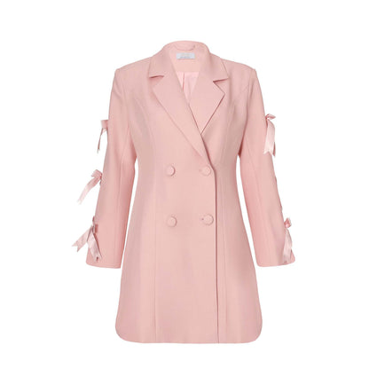 Quiz Clothing Pink Women Blazer Dress