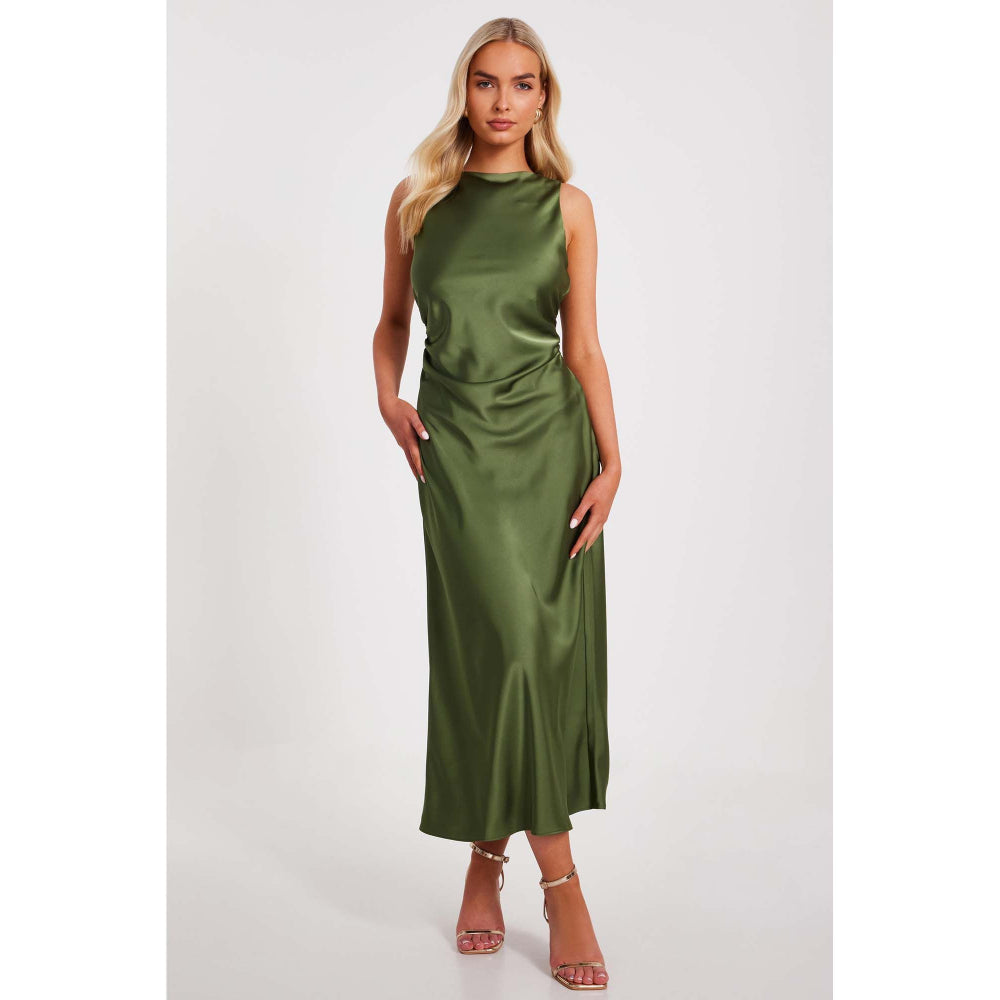Quiz Clothing Green Women Bodycon Dress