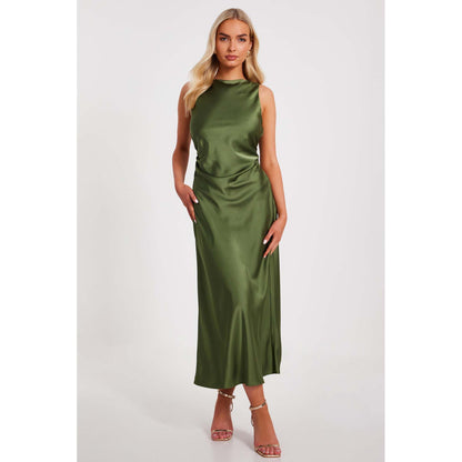 Quiz Clothing Green Women Bodycon Dress