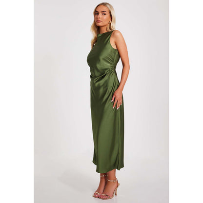 Quiz Clothing Green Women Bodycon Dress