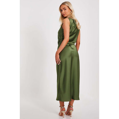 Quiz Clothing Green Women Bodycon Dress