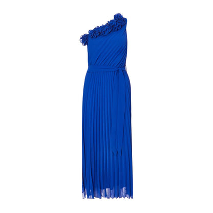 Quiz Clothing Blue Women A-Line Dress With Belt