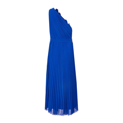Quiz Clothing Blue Women A-Line Dress With Belt
