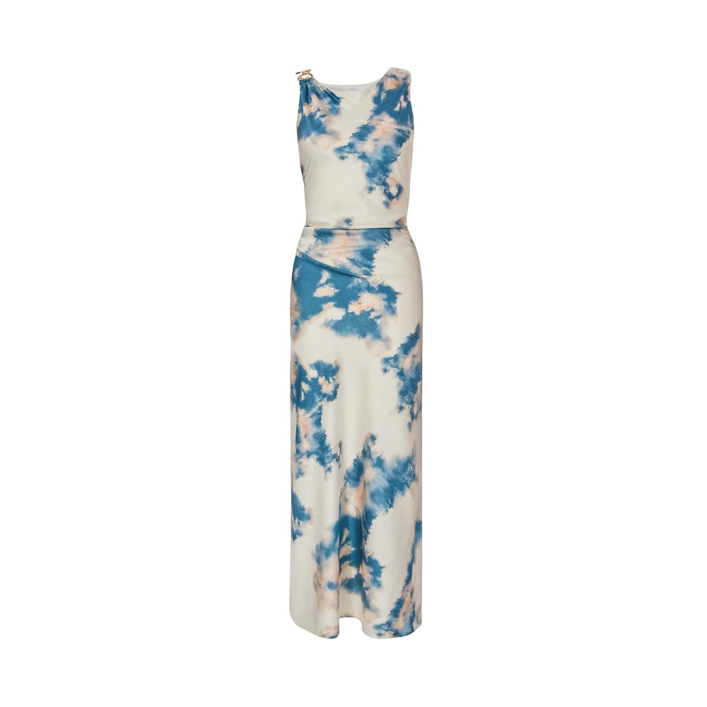 Quiz Clothing Blue Women Fit And Flare Dress