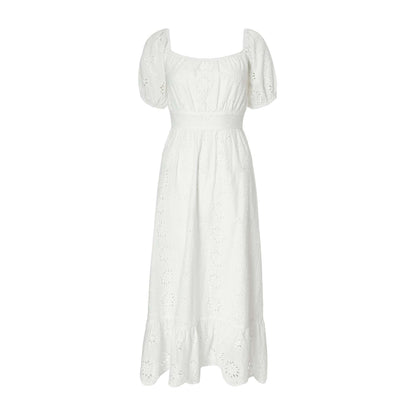 Quiz Clothing White Women Fit And Flare Dress