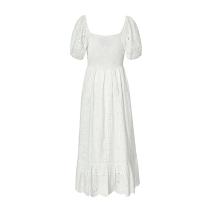Quiz Clothing White Women Fit And Flare Dress