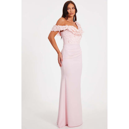 Quiz Clothing Pink Women Bodycon Gown