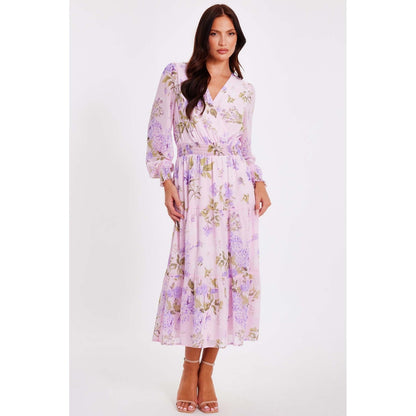 Quiz Clothing Lavender Women Maxi Dress