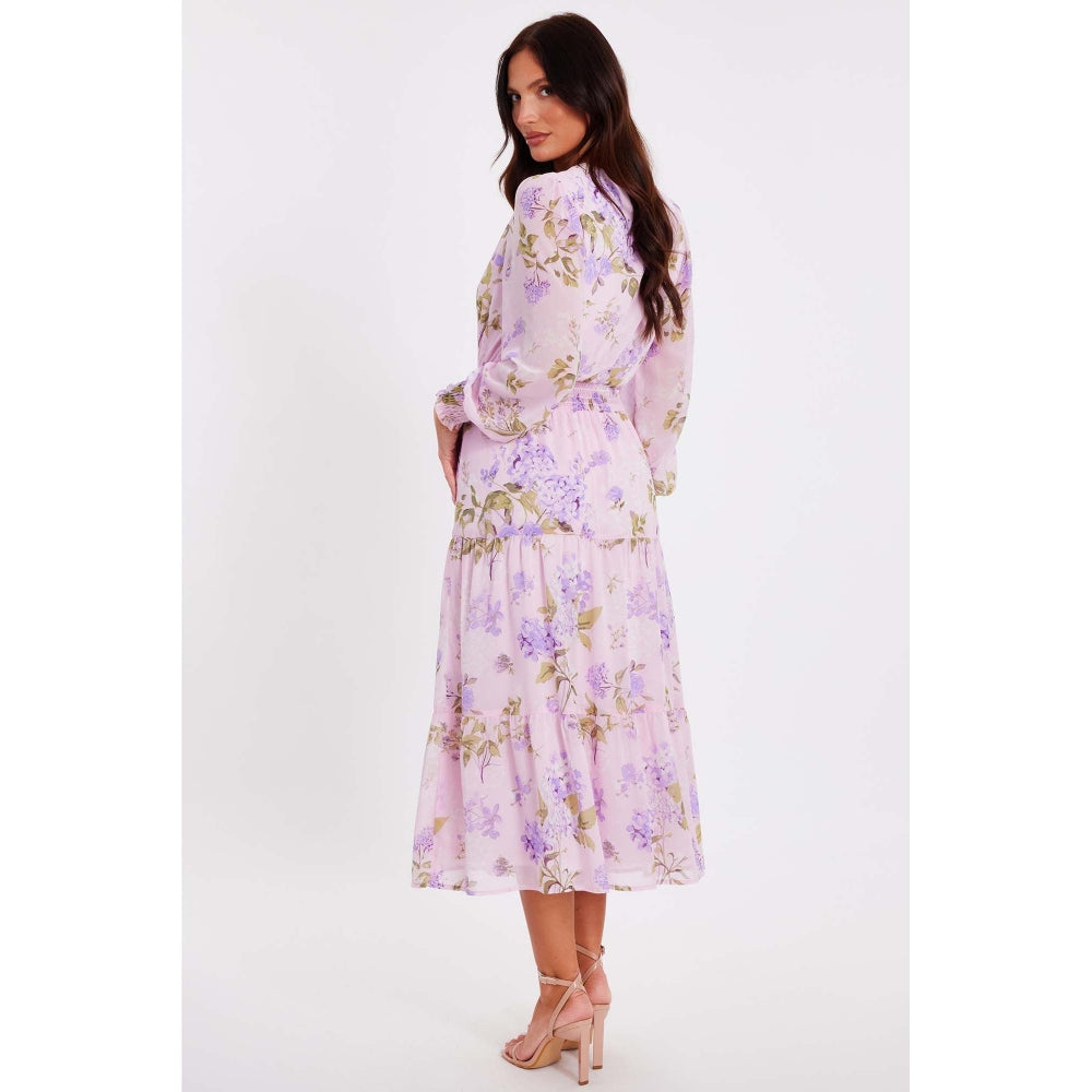 Quiz Clothing Lavender Women Maxi Dress