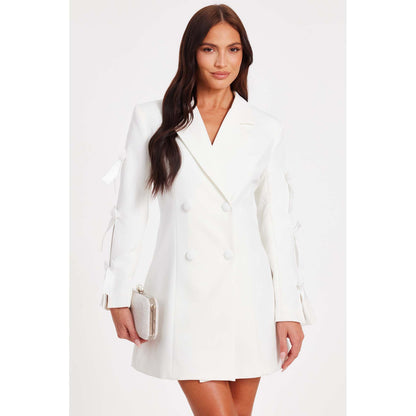 Quiz Clothing White Women Blazer Dress